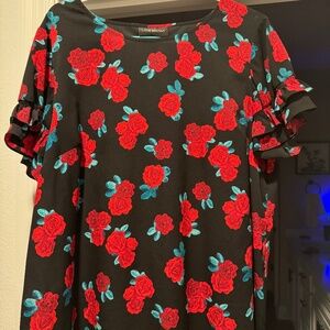 Lane Bryant Ruffle Sleeve Blouse